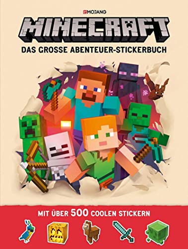 Minecraft, Das große Abenteuer-Stickerbuch: Ein offizielles Minecraft-Stickerbuch von HarperCollins